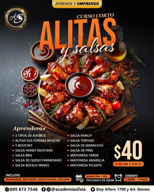 Alitas, Salsas y Más