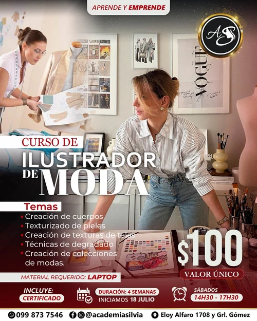 Curso de Ilustrador de Moda