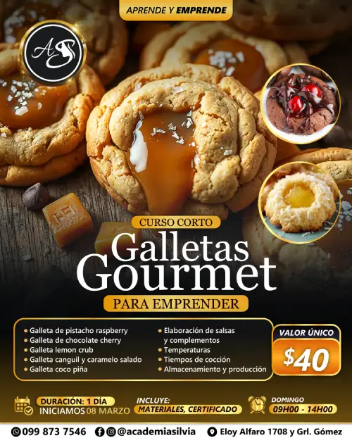 Curso Corto Galletas Gourmet